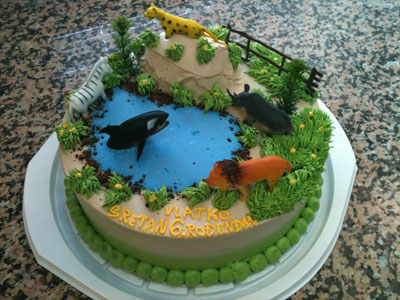 Djecja torta sa životinjama