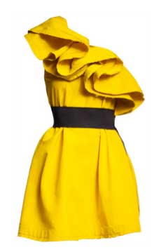 Žuta HM haljina