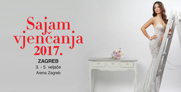 Posjetite Sajam vjenčanja Zagreb od 3. do 5. veljače u Areni Zagreb!