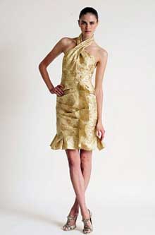 Carolina Herrera zlatna haljina