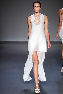 Bijela duga haljina Calvin Klein